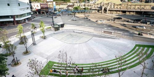 新竹火車站站前廣場及周邊道路景觀改造